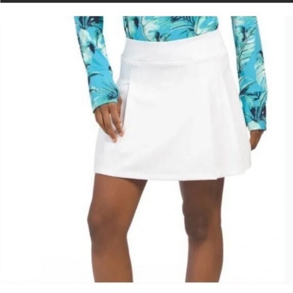 Tommy Bahama Shorts Tommy Bahama Golf White Pleated Golf Pickleball